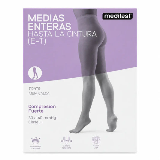 Medilast Strong Comp Collant nero T/3