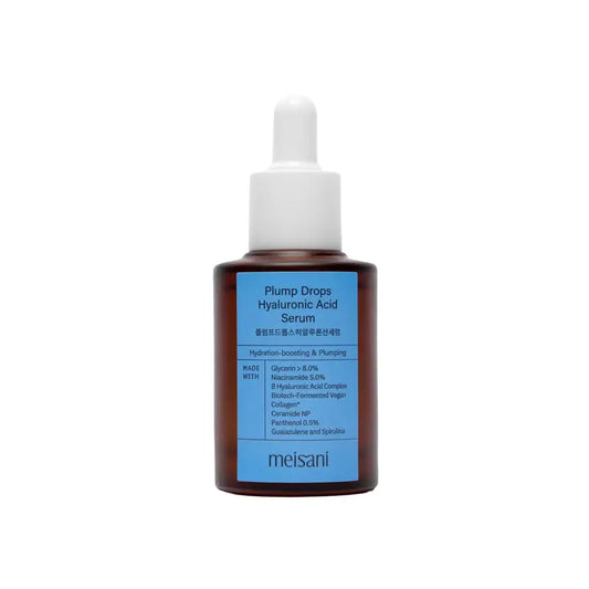 Meisani Plump Drops Siero all'acido ialuronico, 30 ml