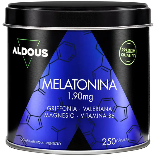 Aldous Labs Melatonina con 5Htp, magnesio, valeriana e vitamina B6