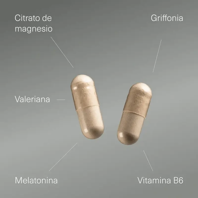 Aldous Labs Melatonina con 5Htp, magnesio, valeriana e vitamina B6
