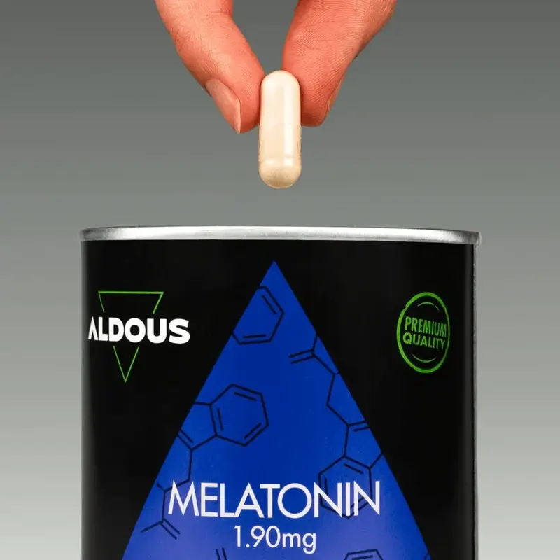 Aldous Labs Melatonina con 5Htp, magnesio, valeriana e vitamina B6