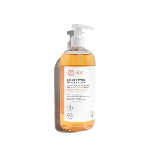 Meme Olio detergente per viso e corpo, 500 ml