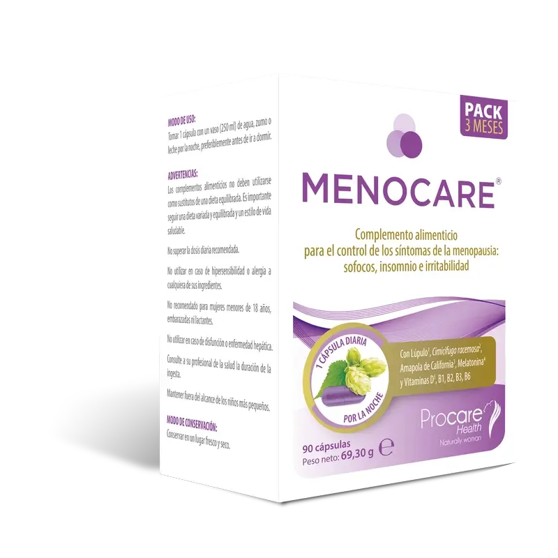 Menocare confezione da 3 mesi, 90 capsule