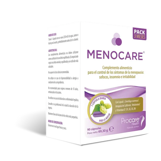 Menocare confezione da 3 mesi, 90 capsule