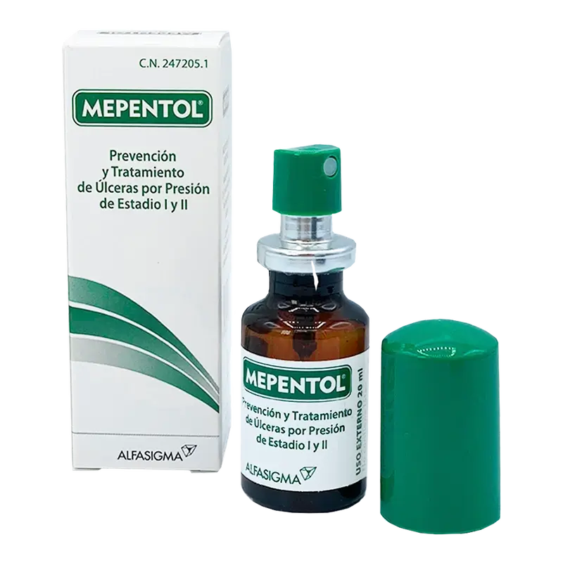 Mepentol Spray per ulcere, 3 x 20 ml