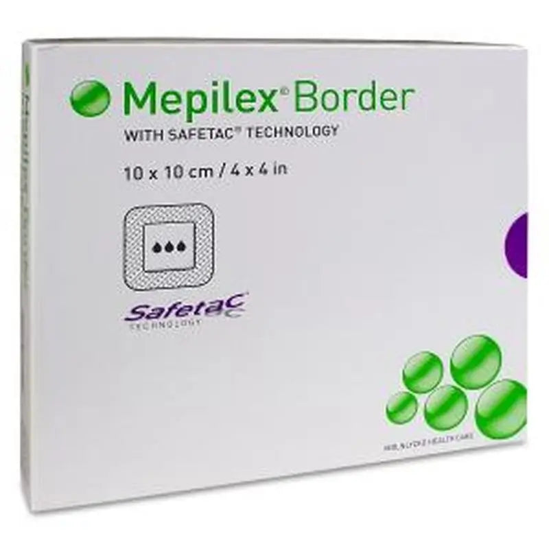 Mepilex Border Flex Dressing 10X10 cm, 3 pz.
