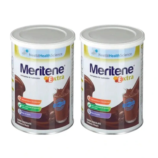 Meritene Extra Frullato al gusto di cioccolato, 2X450 Gr