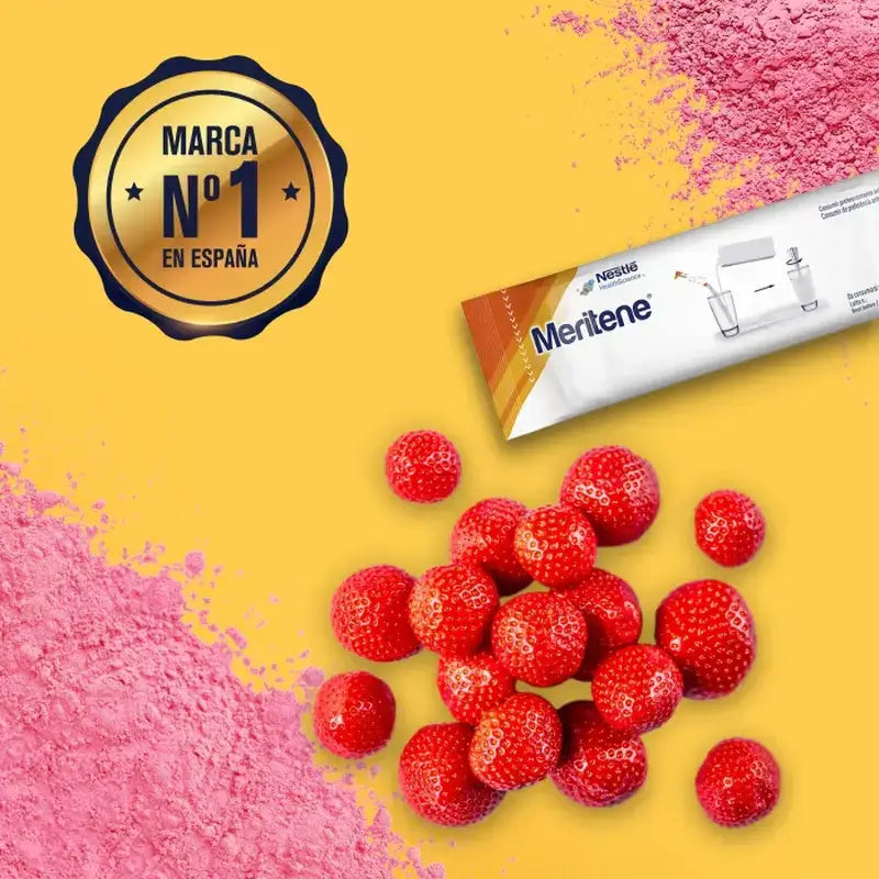 Meritene Forza e Vitalità Shake al gusto di fragola, 15 bustine x 30 g