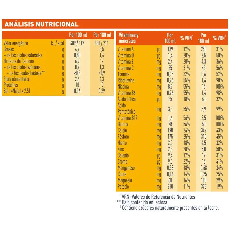 Meritene Forza e Vitalità Drink al cioccolato, 6x180 ml