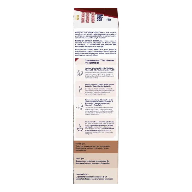 Meritene Reinforced Nutrition Cereali istantanei - Cacao , 1 bustina da 520 grammi