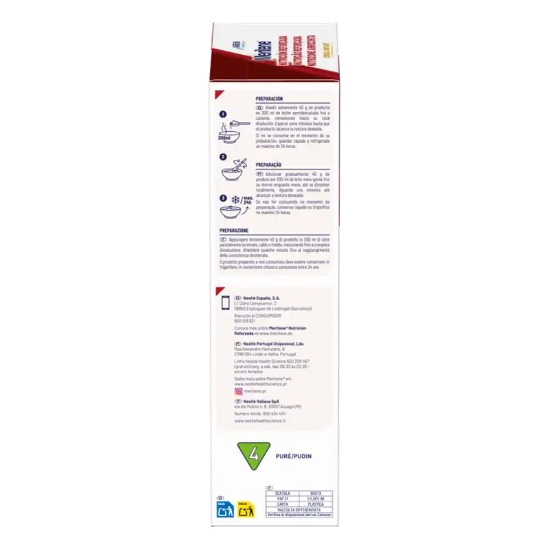 Meritene Reinforced Nutrition Cereali istantanei - Multifruit , 1 bustina da 520 g