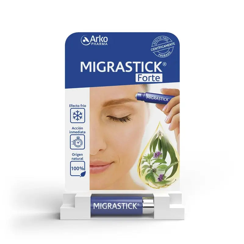 Arkopharma Migrastick Forte Roll-On Mal di testa, 3 ml