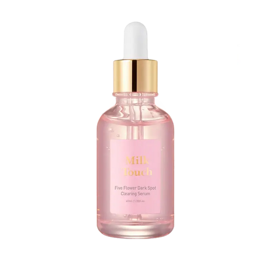 Milk Touch Siero schiarente per punti neri ai cinque fiori, 40 ml