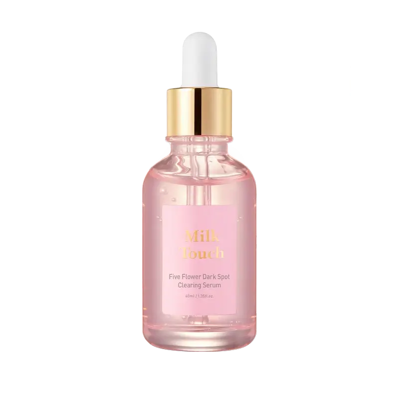 Milk Touch Siero schiarente per punti neri ai cinque fiori, 40 ml