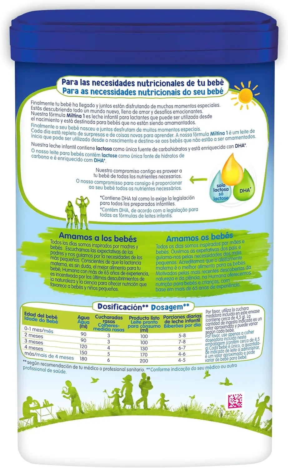 Miltina 1 Probalance Latte per l'infanzia 800 g