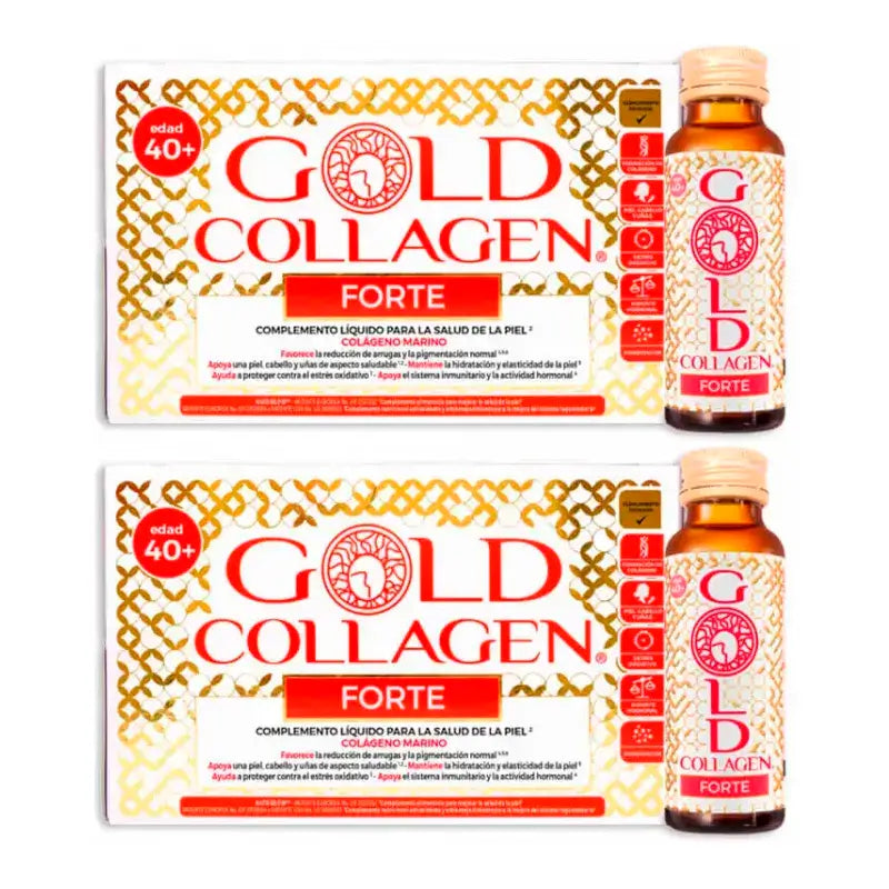 Gold Collagen Forte, Confezione 2 x 10 x 50 ml