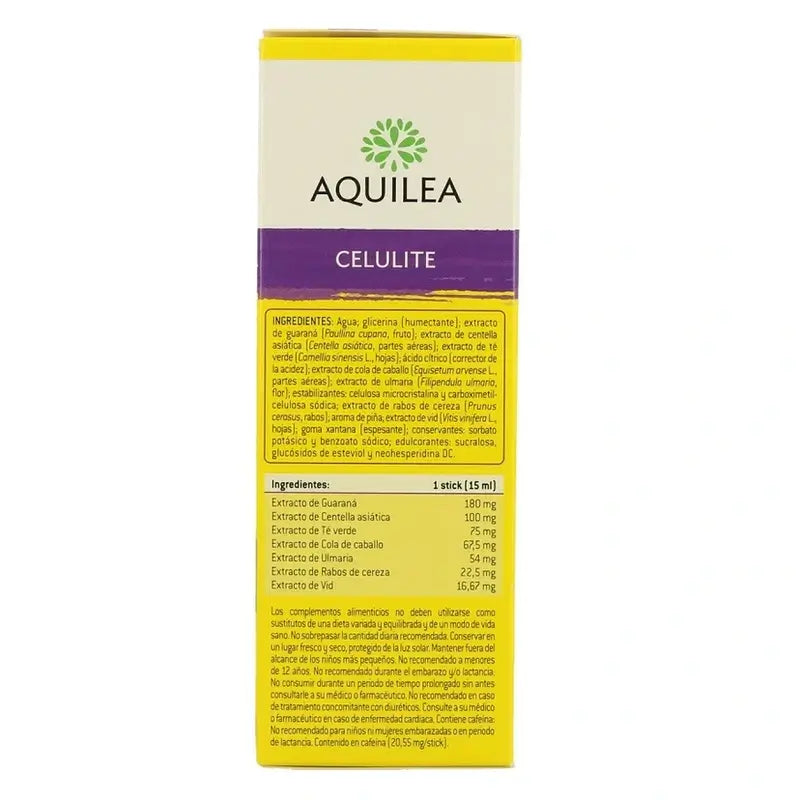 Aquilea Celulite gusto ananas, 15 bastoncini solubili