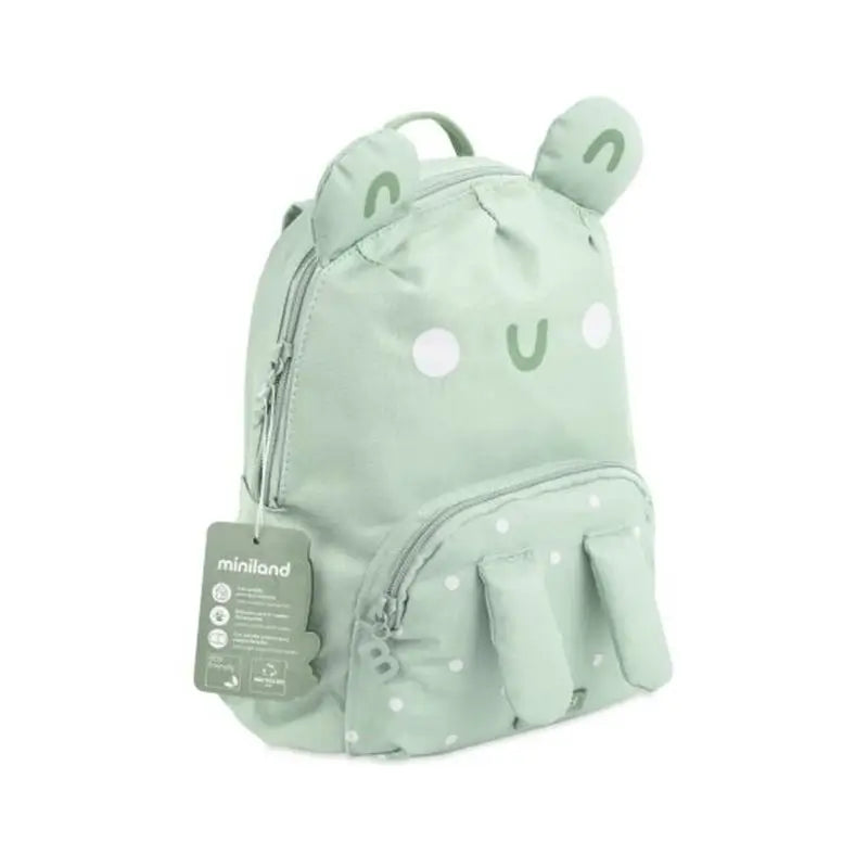 Miniland Zaino riciclato per bambini Ecothermibag Kid Frog