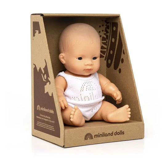 Miniland Asian Baby Doll 21 Cm