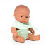 Miniland Muñeco Latino De 21 Cm Con Vestido Forest