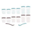 Miniland Set di 12 set ermetici Hermisized Terra (200Ml, 250Ml e 330Ml)