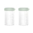 Miniland Set De 2 Hermétricos De Vidrio Ecosized 250Ml  
