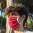 Maschera Miss Wood - Maschera di stoffa rossa - Cavalleria 1 pezzo