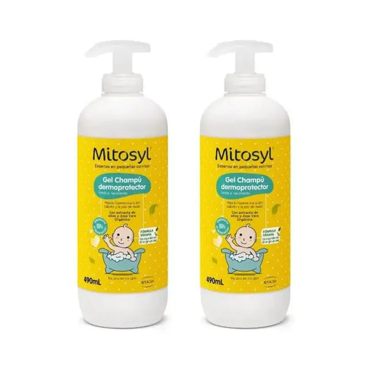 Mitosyl Baby Shampoo Gel Dermoprotettivo, 2X490 Ml