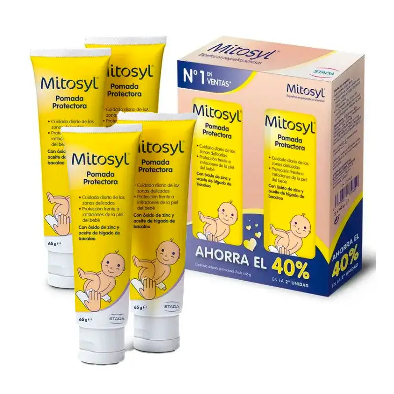 Confezione di unguento protettivo Mitosyl, 4x65 gr