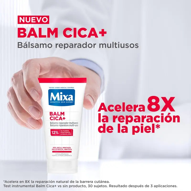 Mixa Balm Cica+, Balsamo riparatore multiuso, 50 ml