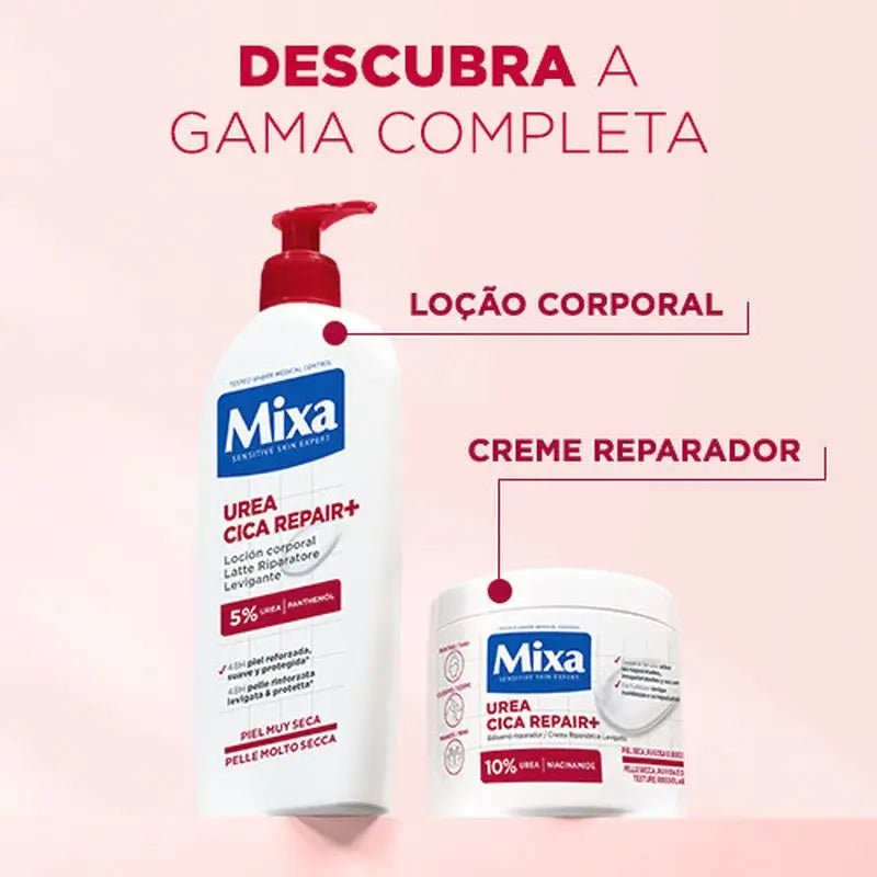 Mixa Urea Cica Repair+ Balsamo riparatore per pelli secche, ruvide e irregolari 400 ml