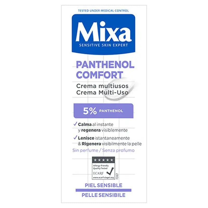 Mixa Panthenol Comfort Crema multiuso per pelli sensibili 50ml