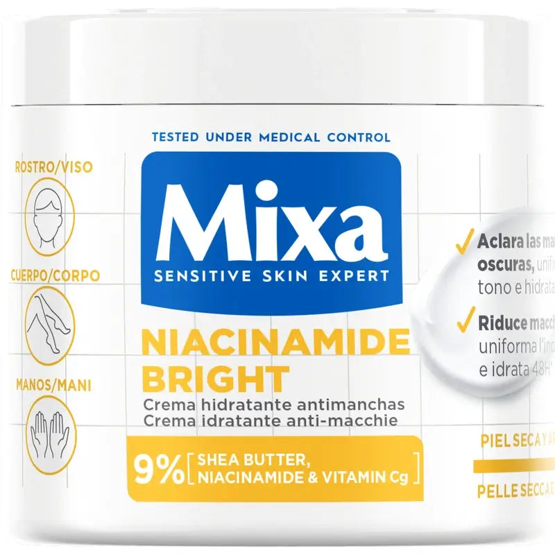 Crema antimacchia alla niacinamide Mixa, 400 ml
