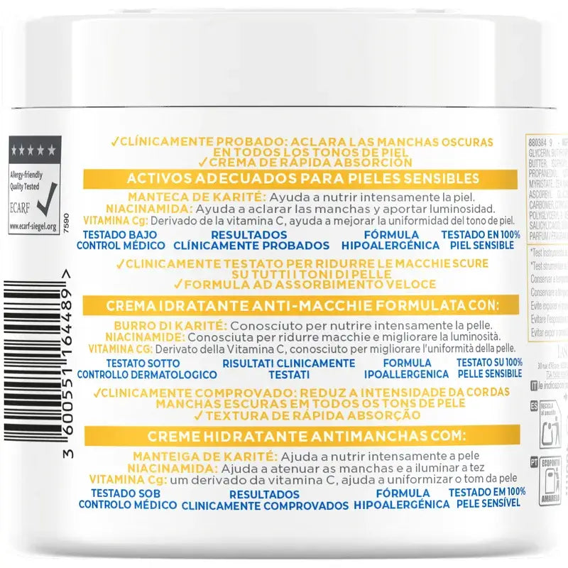Crema antimacchia alla niacinamide Mixa, 400 ml