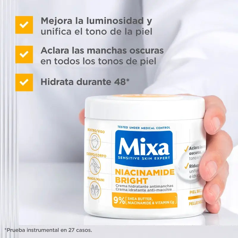 Crema antimacchia alla niacinamide Mixa, 400 ml