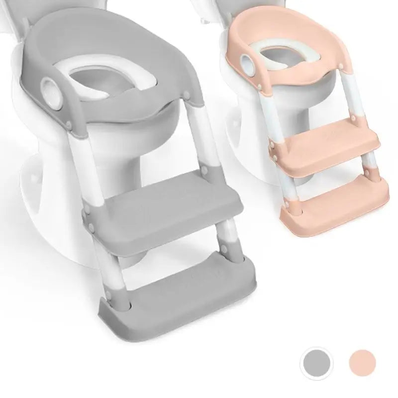 Sedile WC pieghevole per bambini Mobiclinic Lala Grigio e Bianco