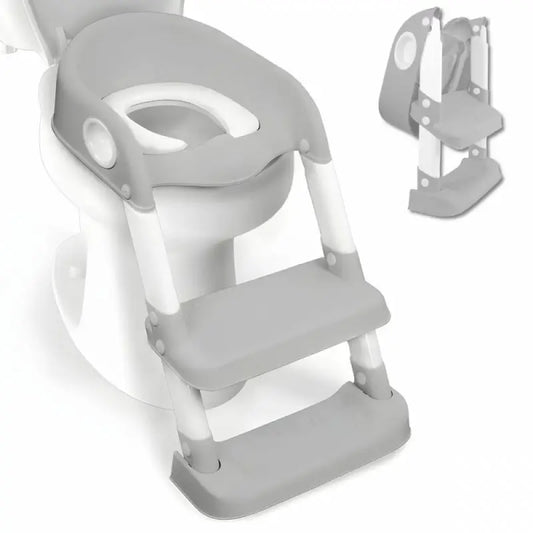 Sedile WC pieghevole per bambini Mobiclinic Lala Grigio e Bianco