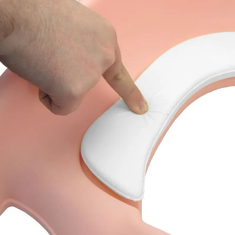 Sedile WC per bambini pieghevole Lala Rosa e Bianco di Mobiclinic