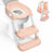 Sedile WC per bambini pieghevole Lala Rosa e Bianco di Mobiclinic