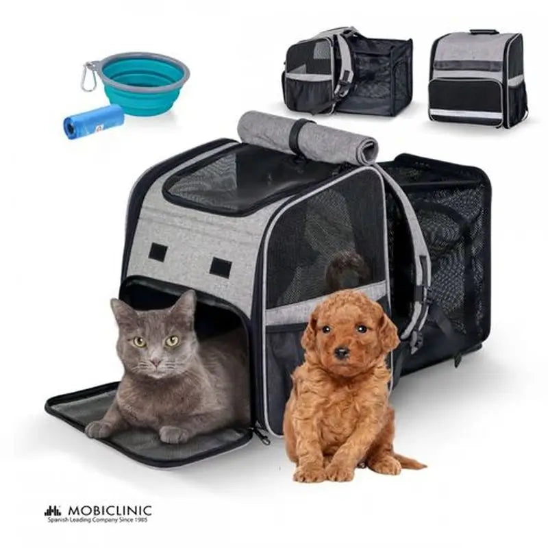 Mobiclinic Borsa pieghevole estensibile per il trasporto di animali domestici 37X29X37,5 cm