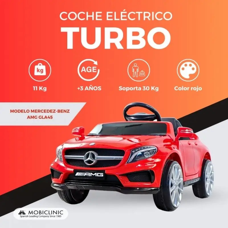 Auto elettrica Mobiclinic Turbo Red