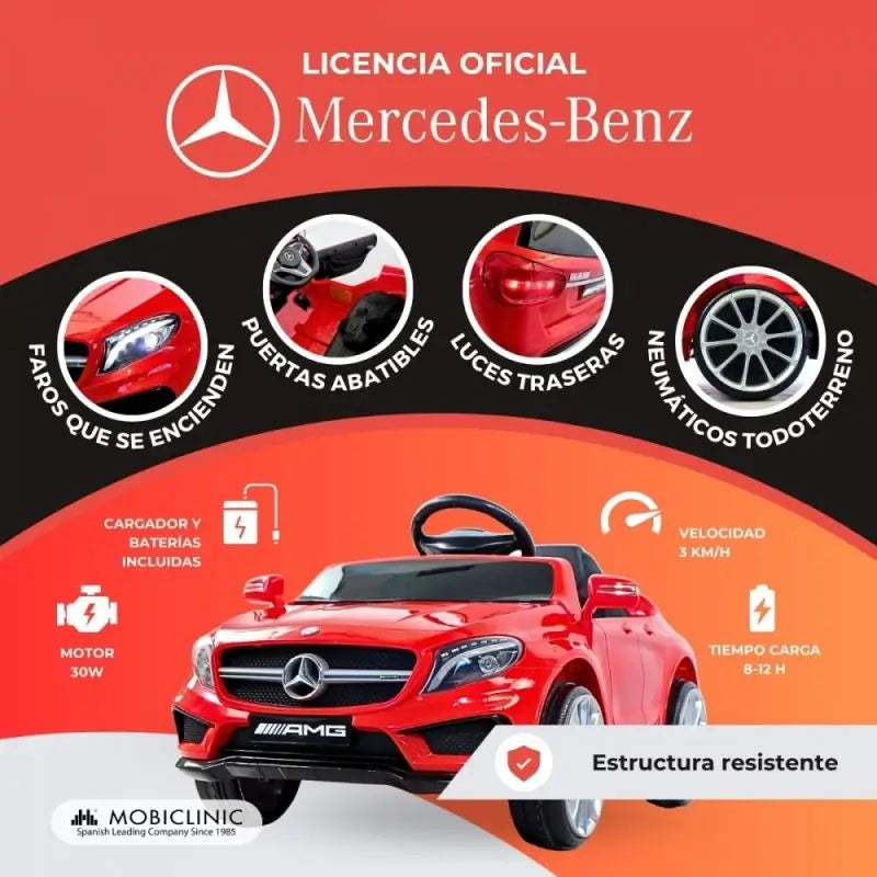 Auto elettrica Mobiclinic Turbo Red