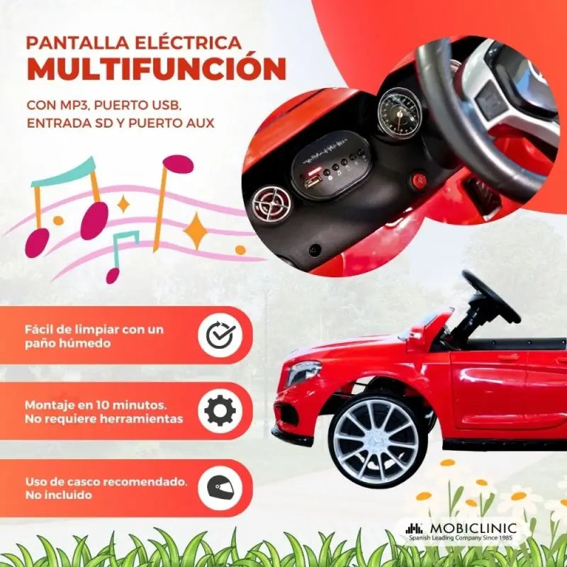 Auto elettrica Mobiclinic Turbo Red