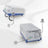 Mobiclinic Mobi2 Materasso antidecubito ad aria con compressore, 20 celle. 200 x 86 x 9,5 cm