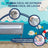Lettino Mobiclinic Moon Grey ad altezza regolabile con modalità sonno