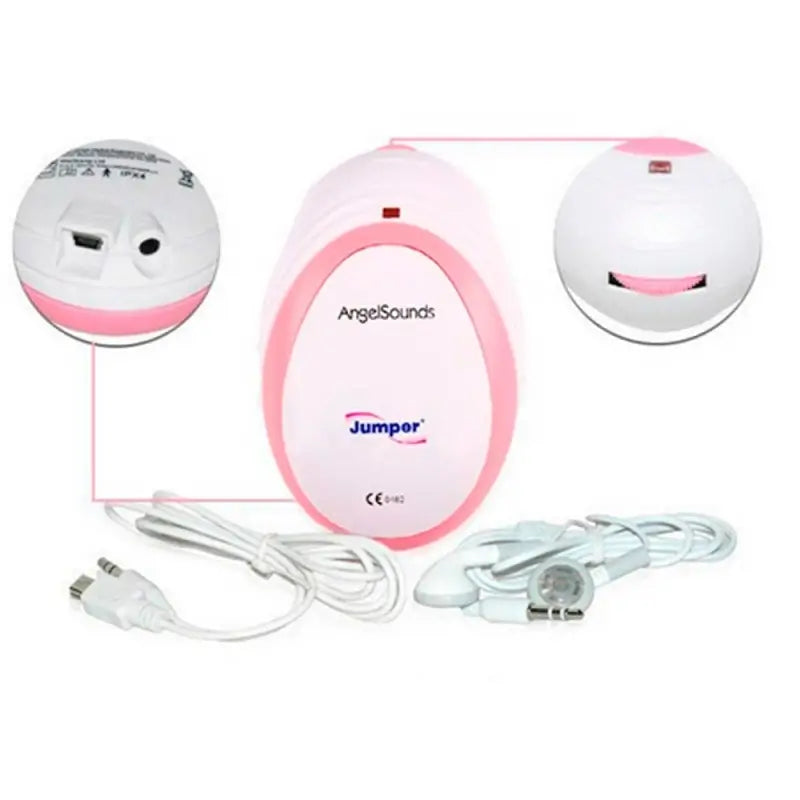 Rivelatore fetale Mobiclinic - Mini - Elegante - Compatto - Portatile - Rosa - Angelsounds