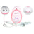 Rivelatore fetale Mobiclinic - Mini - Elegante - Compatto - Portatile - Rosa - Angelsounds