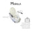 Mobiclinic Ascensore da bagno modello Muralla con coperchio, pieghevole e regolabile fino a 5, 10 e 15 cm