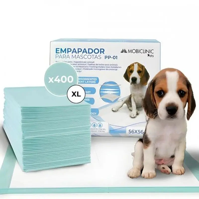 Mobiclinic Pet Soaker 56X56 Cm 400Uds Super-Assorbente Trasportabile Pp-01