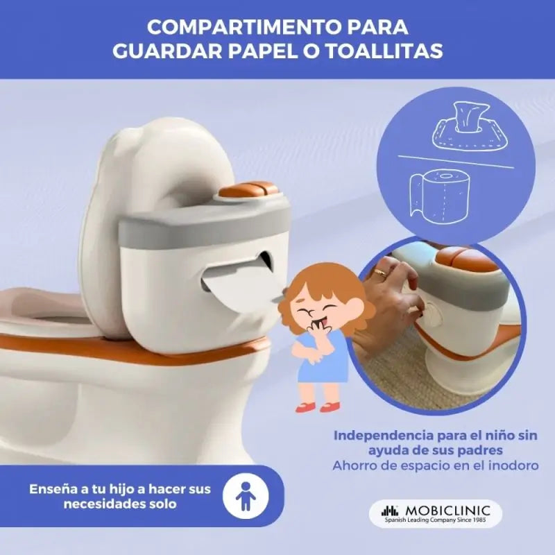 Mobiclinic Toikid per bambini da 1 a 6 anni arancione